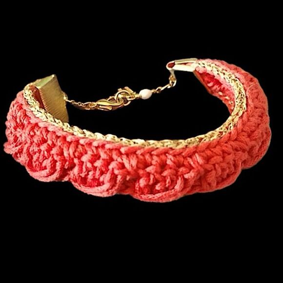Bohemian Crochet Woven Bracelet! - Picture 2 of 9